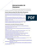 Tratados Internacionales de Derechos Humanos