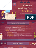 Cartoon Working Day MK Plan by Slidesgo