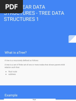 Nonlinear Data Structures - Tree Data Structures 1