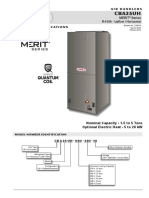 Manejadora - Cba25uh - 018 Al 060 - Lennox - Ficha Tecnica - I Lennox