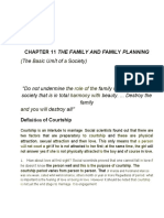 Chapter 11 The Family and Family Planning: Basic