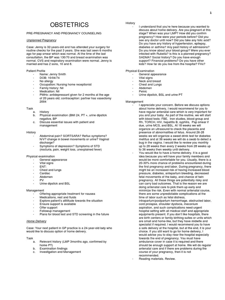 Obstetrics and Gynecology | Download Free PDF | Pregnancy | Miscarriage