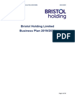 19 03 15 3b. Appendix A. Bristol Holding Business Plan DRAFT 19.20 V7FINAL