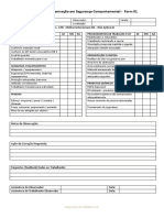 Formulário Para Observação Em Segurança Comportamental Form 01