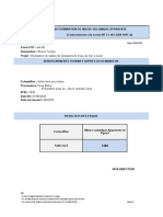 Echantillon Prise Du: Stock Centrale Zarat: Echantillon Masse Volumique Apparente en Kg/m3