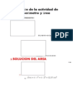 Solución de La Actividad de Perímetro y Área