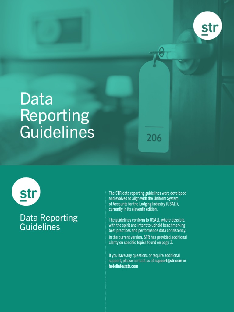 STR Data Reporting Guidelines English 2019 PDF Gratuity Fee
