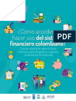 Guía de inclusión financiera para venezolanos residentes en Colombia 
