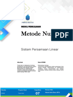 Modul 07 - Metode Numerik - 2021