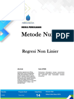 Modul 14 - Metode Numerik - 2021