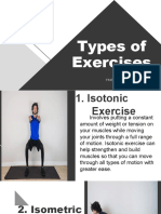Types of Exercises: Trizzia May A. Bonagua, LPT Instructor