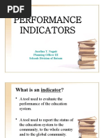 Performance Indicators: Josefina T. Naguit Planning Officer III Schools Division of Bataan