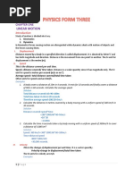 Physics Form 3 Notes