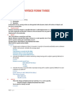 Physics Form 3 Notes