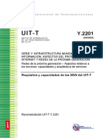 Requisito y Capacidades de Las NGN UTI-T