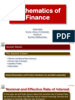 Mathematics of Finance