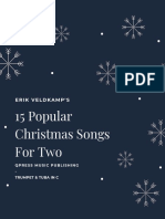 15 Popular Christmas Songs For Two Trumpet Tuba in C