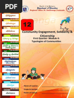 CESC12 Q1 M4 Typologies of Communities