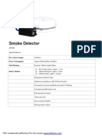 Smoke Detector: (SK00) Specifications