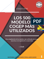 Indice Libro de 500 Modelos Cogep Tomo I