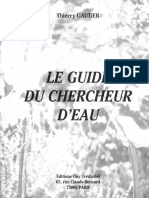 Guide Du Chercheur D'eau GAUTIER - Sommaire