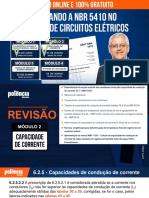 Capacidades de condução de corrente e fatores de correção