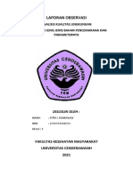 LAPORAN OBSERVASI ANALISIS KUALTIAS LINGKUNGAN 