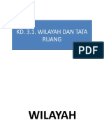 WILAYAH DAN TATA RUANG