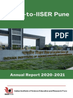 Giving-to-IISER Pune: Annual Report 2020-2021