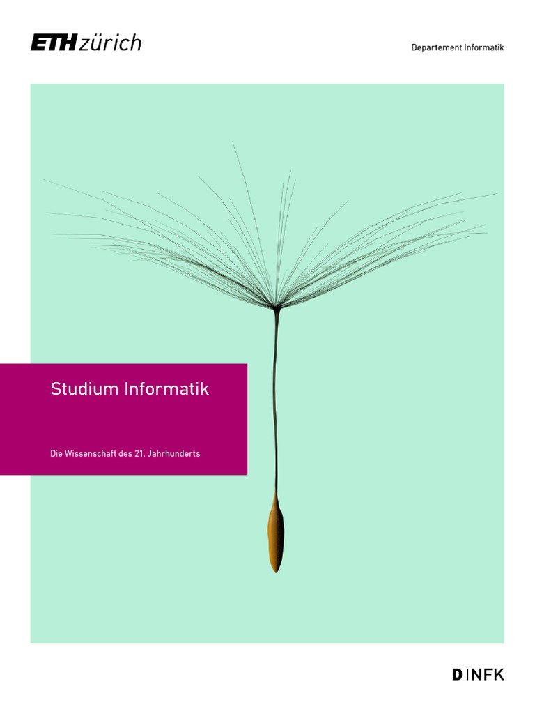 Broschüre Studium Informatik ETH | PDF
