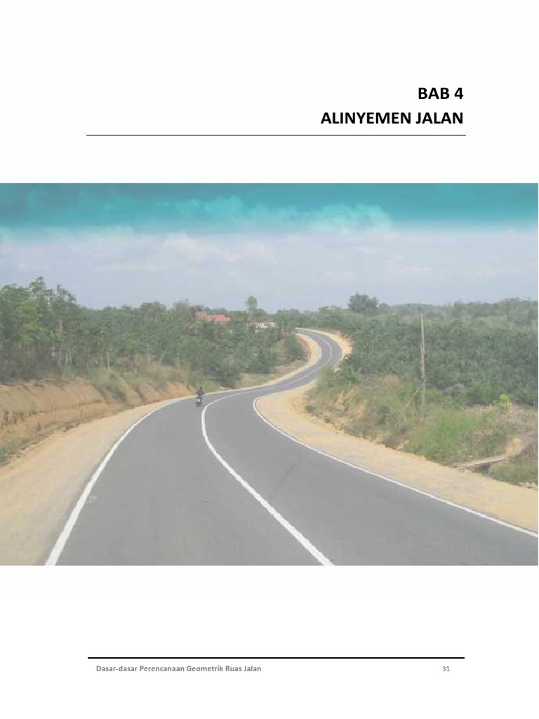 Alinyemen Horizontal dalam Desain Jalan | PDF
