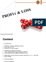 Prof IT& Loss: © Department of Analytical Skills