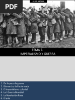 Imperialismo e Guerra. 4ºESO