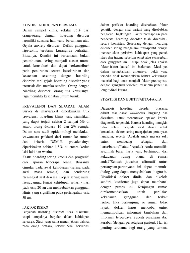 Hoarding Disorder 2 | PDF | Pengembangan Diri