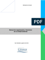 Manual Organizacion y Funciones Unidad de Editorial