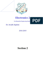 Electronics 2 Basics for Biomedical Students