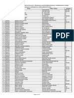 List of Eligible Candidates For Written Test For The Post of "Maintenance Assistant (Elect) (Trainee) " in BIOM Bacheli Complex