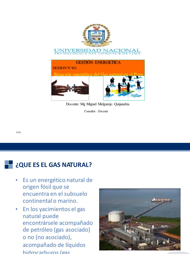 Situación del Gas Natural en Perú | PDF | Gas natural | Química