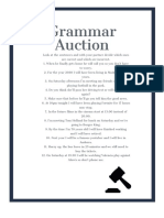 Future Tense Grammar Auction