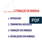 Formação Dos Minerais
