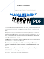 Meaning of Management