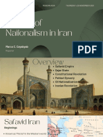Growth of Nationalism in Iran - Cayabyab