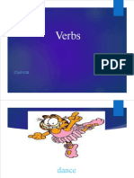 Basic Verb Flashcards With Garfield