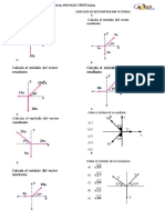 Ejercicios de Descomposicion de Vectores