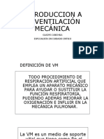 INTRODUCCION A LA VENTILACION MECANICA