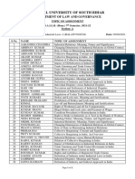 Assignment - BALLB 7th Sem - Section A