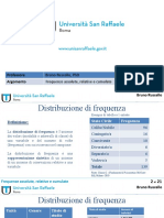 Frequenze Assolute, Relative e Cumulate