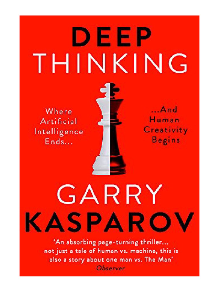 Livro Deep Thinking de Garry Kasparov