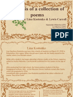 Analysis of A Collection of Poems: by Lina Kostenko & Lewis Carroll