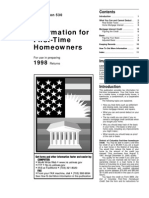 US Internal Revenue Service: p530 - 1998